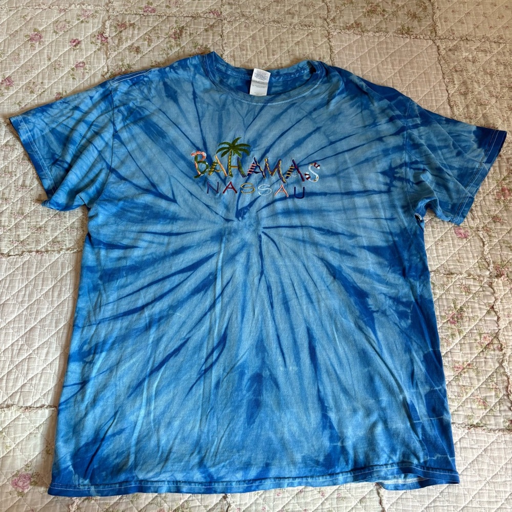 Gildan Blue Tie-Dye T-Shirt
